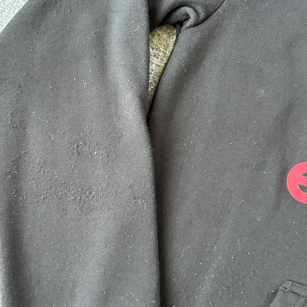 Ecko Unltd Hoodie Mens Large Red Rhino Logo Full Zip Sweatshirt‎ Fleece Hip Hop